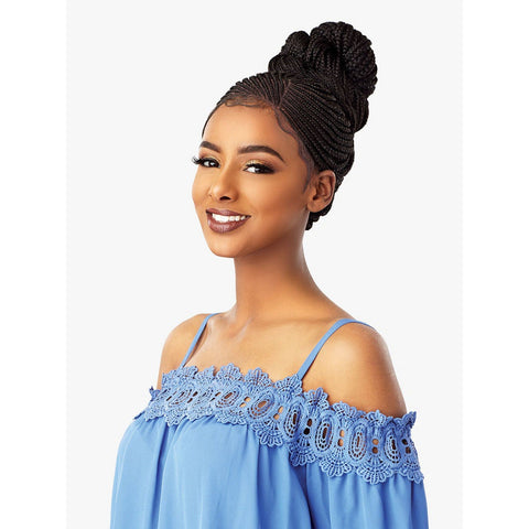 Sensationnel Cloud 9 13x5 Synthetic Lace Front Wig - Side Part Cornrow