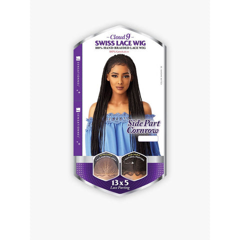 Sensationnel Cloud 9 13x5 Synthetic Lace Front Wig - Side Part Cornrow