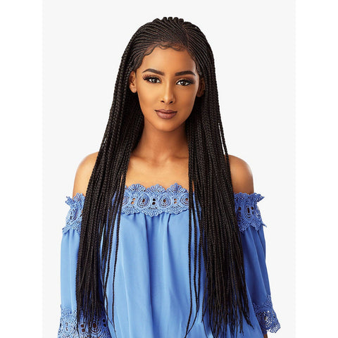 Sensationnel Cloud 9 13x5 Synthetic Lace Front Wig - Side Part Cornrow