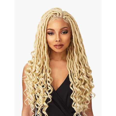 Sensationnel Cloud 9 4x4 Lace Parting Synthetic Braided Wig  - Goddess Locs