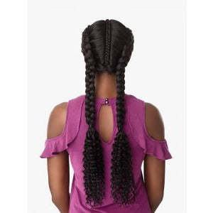 Sensationnel Cloud 9 Synthetic Pre-Styled Swiss Lace Wig - Bohemian Dutch Braid