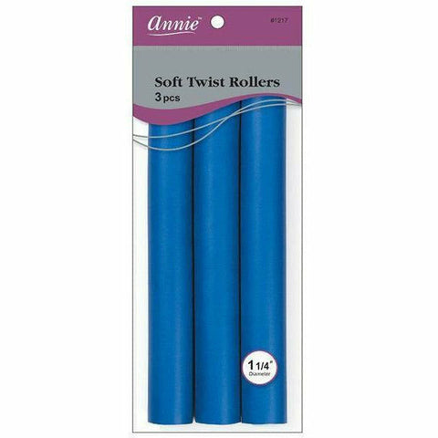 ANNIE: 10" Soft Twist Rollers 1 1/4" #1217