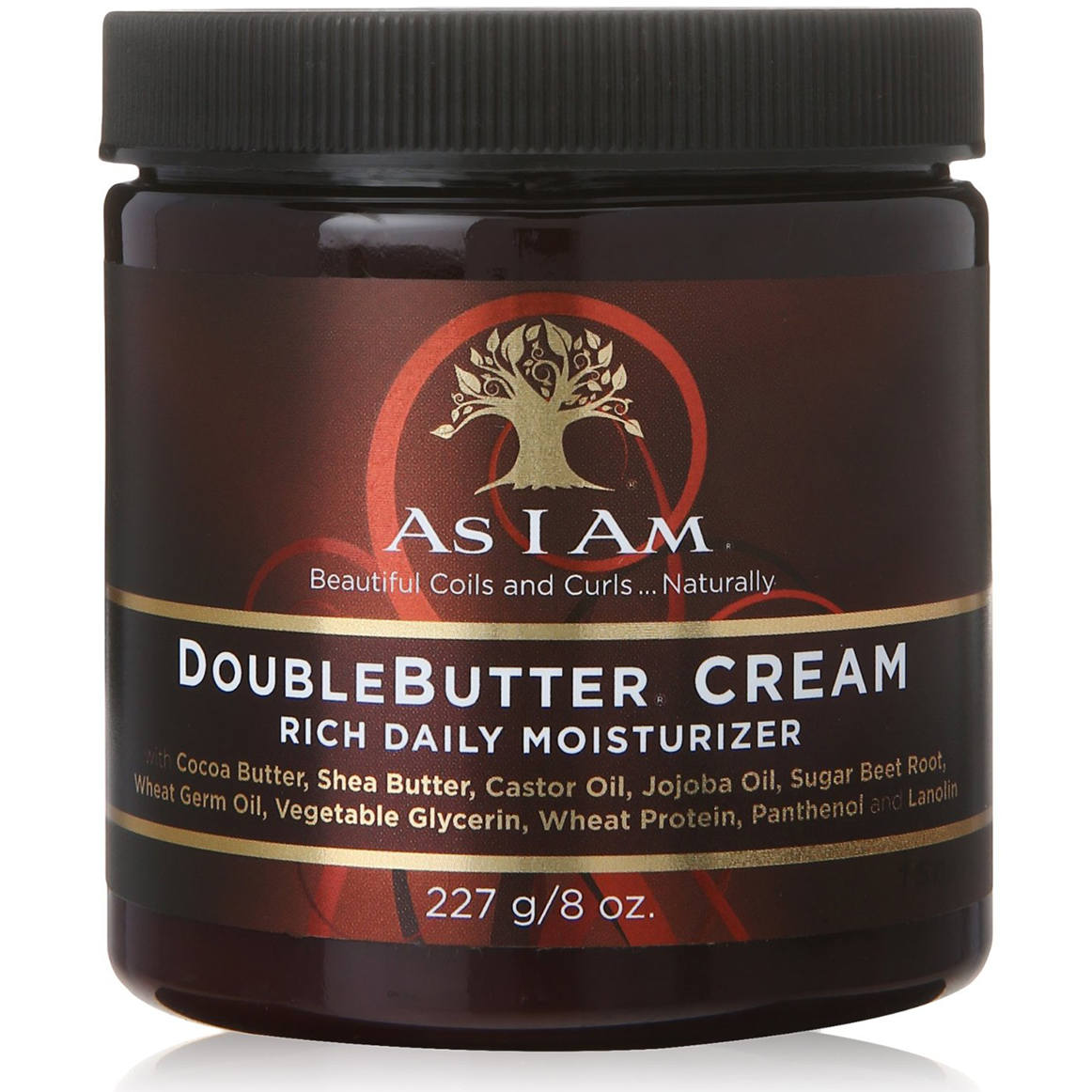 As I Am: DoubleButter Cream Rich Daily Moisturizer 8oz