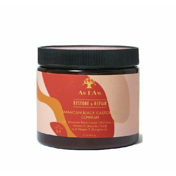 As I Am: Jamaican Black Castor Oil Cowash 16oz