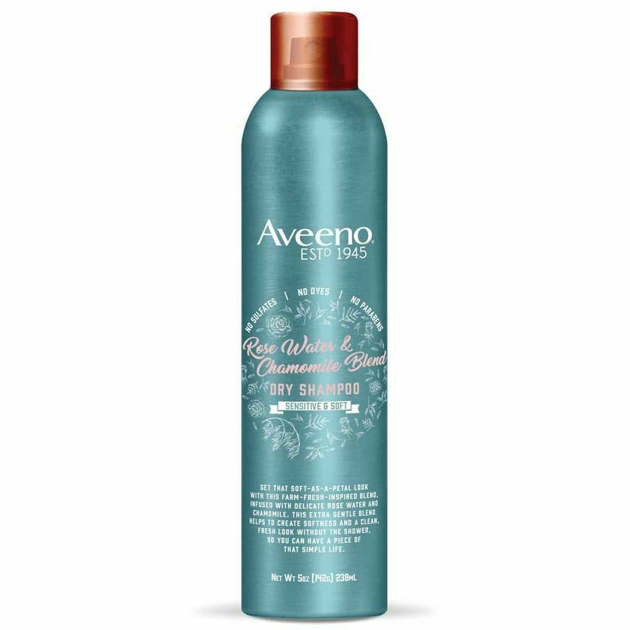 Aveeno: Rose Water & Chamomile Blend Dry Shampoo 5oz