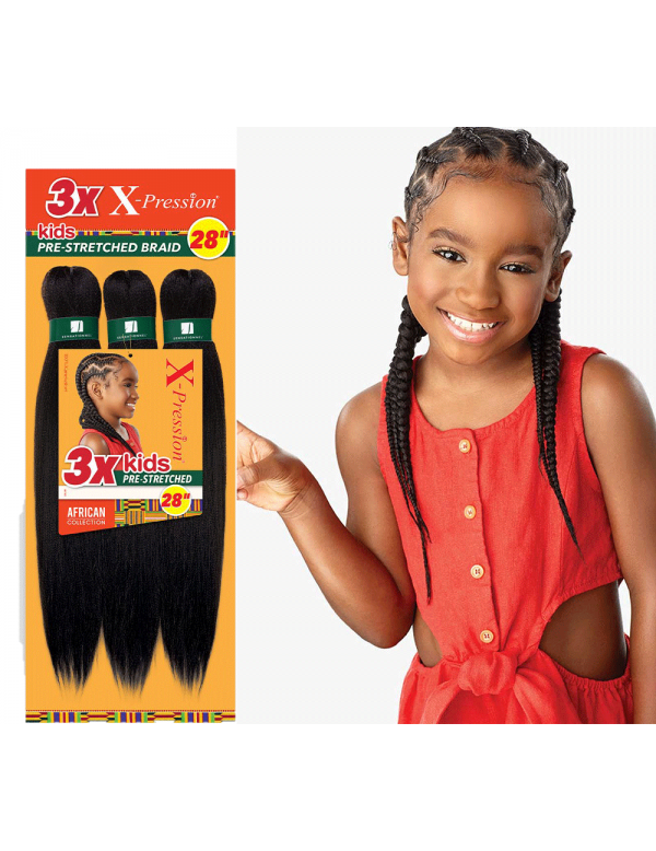 Sensationnel X-Pression Pre-Streched Braid 28" Kids