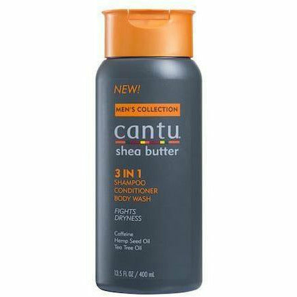 Cantu: Men 3 in 1 Shampoo, Conditioner, Body Wash 13.5 oz
