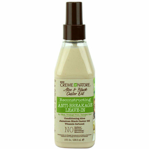 Creme of Nature® Aloe & Black Castor Oil Reconstructing Anti-Breakage Leave-In 8oz