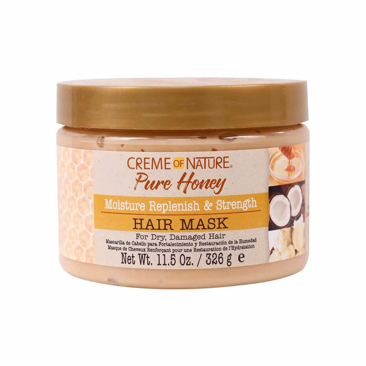 Creme of Nature: Pure Honey Moisture Replenish & Strengthening Mask 11.5oz