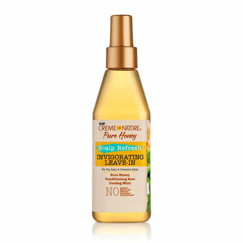 Creme of Nature: Pure Honey Scalp Refresh Invigorating Conditioner Spray 8oz