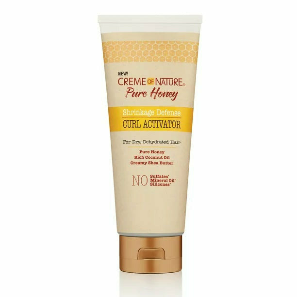 Creme of Nature: PURE HONEY SHRINKAGE DEFENSE CURL ACTIVATOR 10.5oz