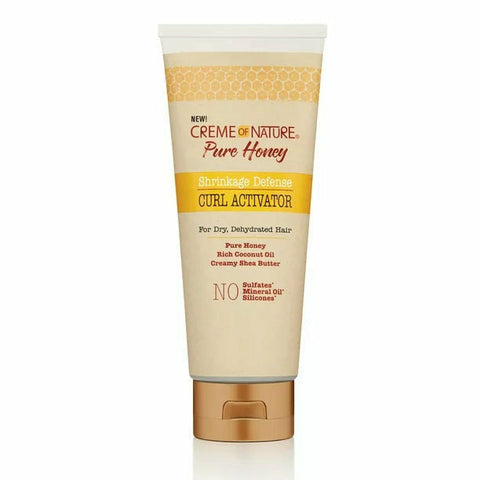 Creme of Nature: PURE HONEY SHRINKAGE DEFENSE CURL ACTIVATOR 10.5oz