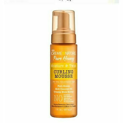 Creme of Nature: Pure Honey Moisture & Twist Curling Mousse 7oz