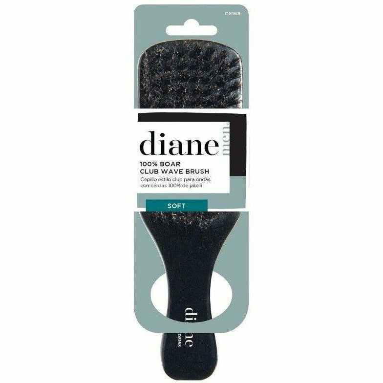 Diane: Soft 100% Boar Club Wave Brush #D8168