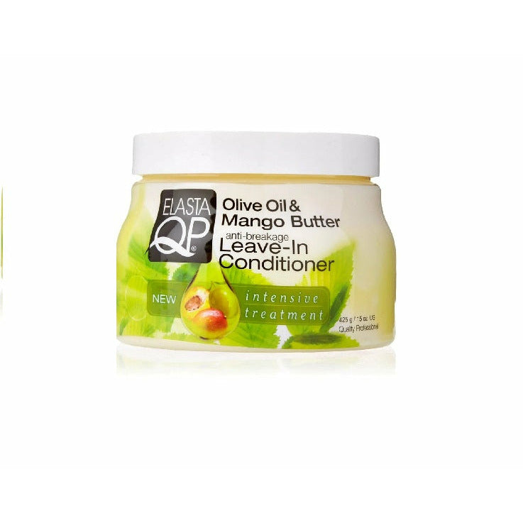 Elasta QP: Olive Oil & Mango Anti-Breakage Leave-In Conditioner 15oz