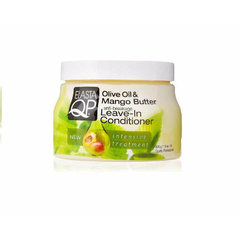 Elasta QP: Olive Oil & Mango Anti-Breakage Leave-In Conditioner 15oz
