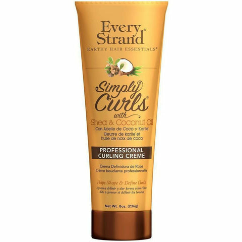 Every Strand: Simply Curls with Shea & Coconut Oil Professional Curling Creme 8oz
