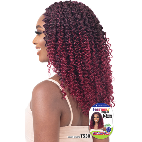 FreeTress: 3X Mazo Curl 12" Crochet Braids