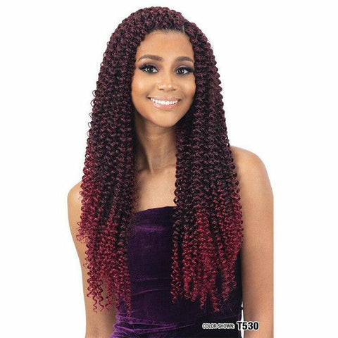 FreeTress: 3X Tahiti Water Curl Crochet Braids 16"