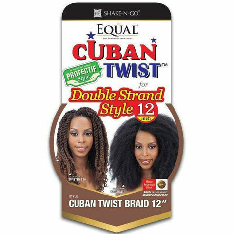 FreeTress: Equal Cuban Twist Braid 24" Synthetic Hair Double Strand Style