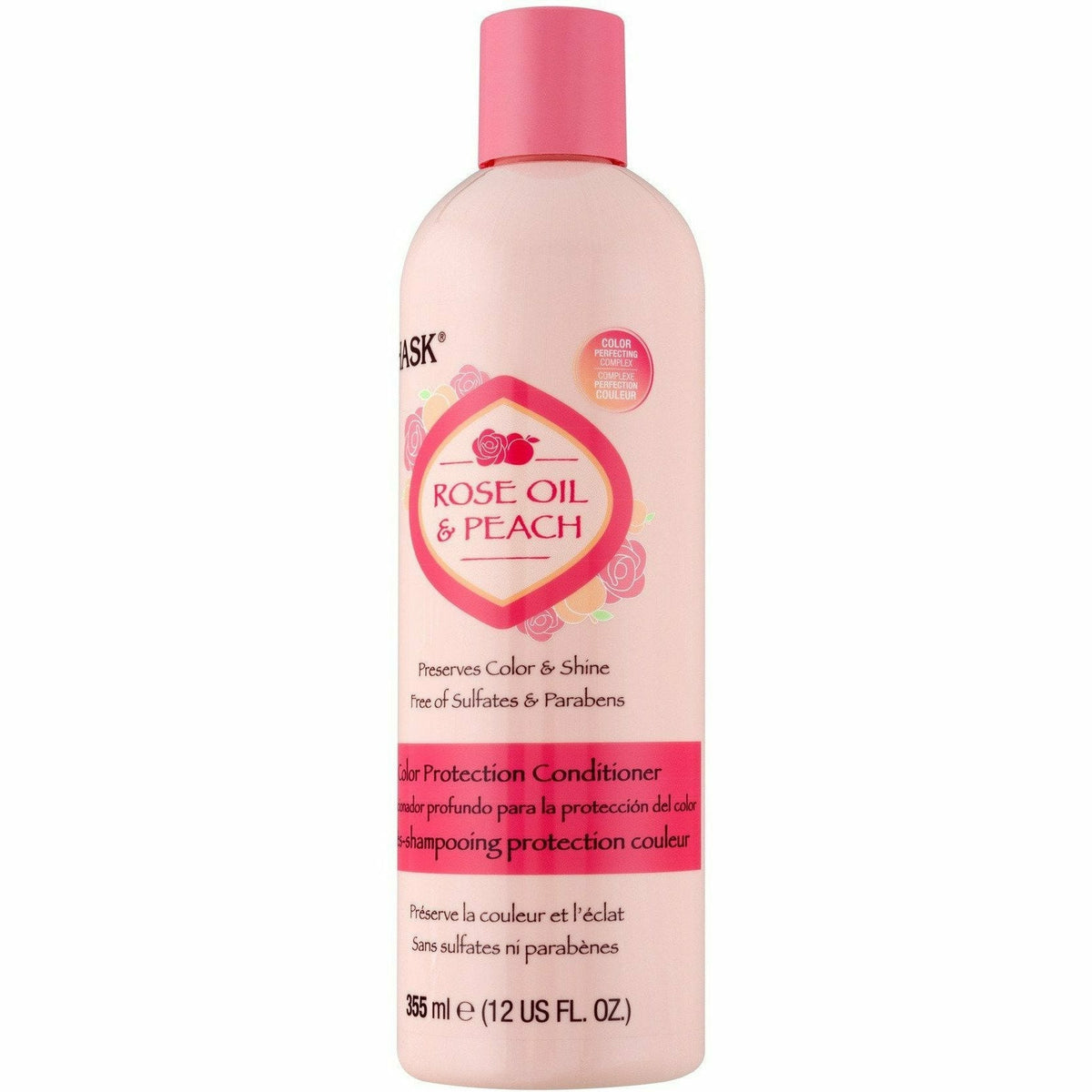 Hask: Rose Oil & Peach Color Protection Conditioner 12oz