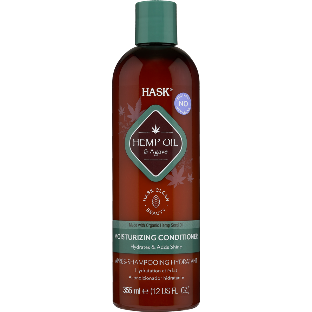 Hask: Hemp Oil & Agave Moisturizing Conditioner 12oz