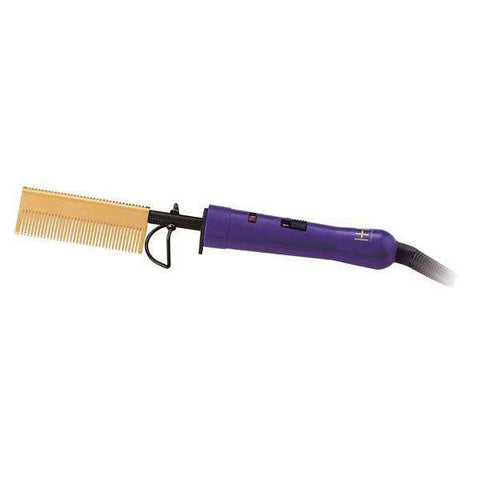 Hot & Hotter Electric Pressing Hot Comb Medium Double Sided Teeth