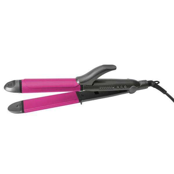 Hot & Hotter 2 in 1 Ceramic Flat Iron Hair Styler 1 1/4 Inch
