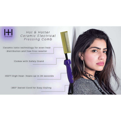 Hot & Hotter Electric Ceramic Pressing Hot Comb