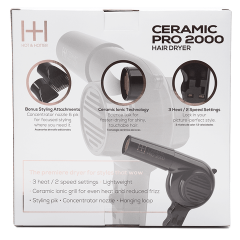 Hot & Hotter Ceramic Pro-2000 Dryer Black