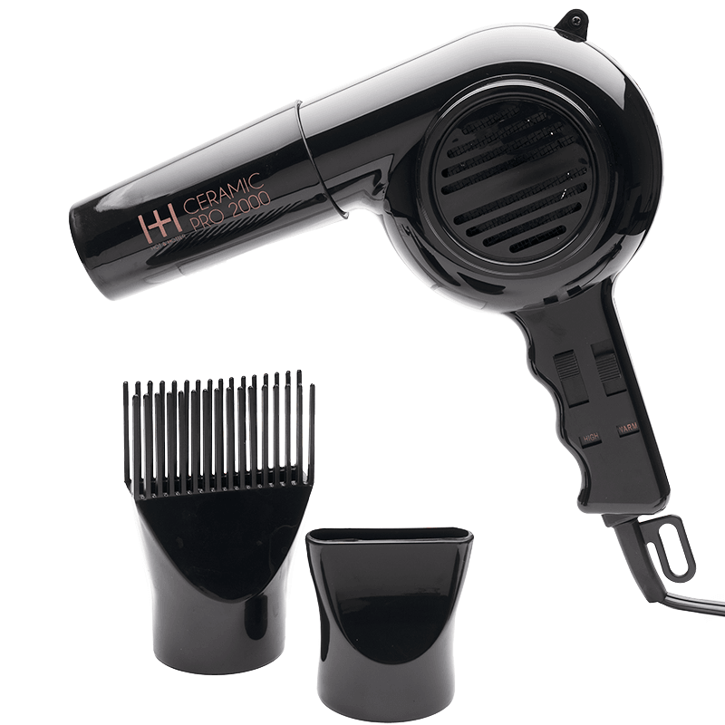 Hot & Hotter Ceramic Pro-2000 Dryer Black