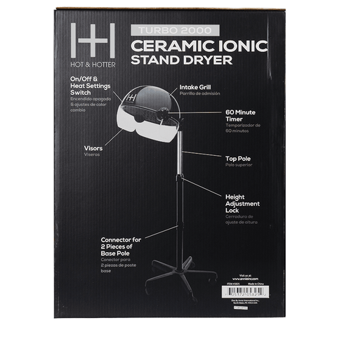 Hot & Hotter Turbo Professional Salon Standing Hood Hair Dryer