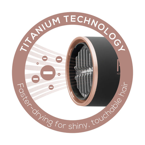 Hot & Hotter Titanium Turbo 3000 Hair Dryer