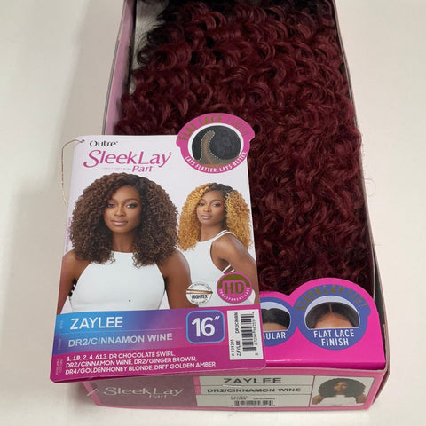 Outre Sleeklay Part HD Synthetic Lace Front Wig - Zaylee