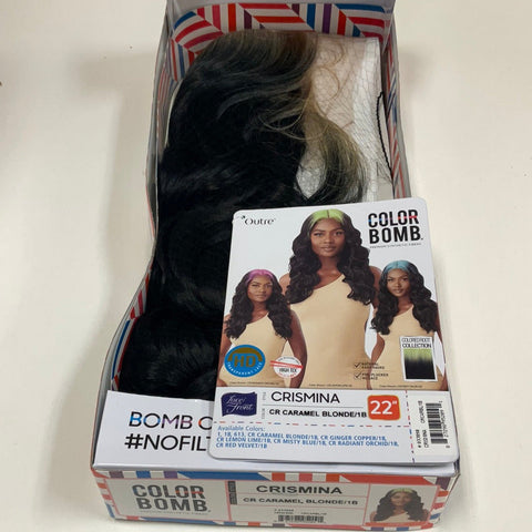 Outre Colorbob Synthetic HD Lace Front Wig - Crismina