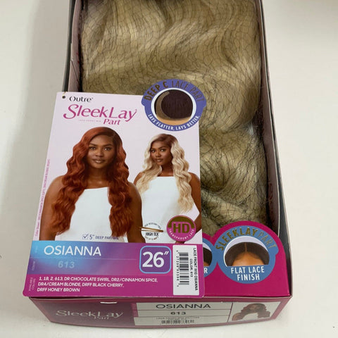 Outre Sleeklay Part Deep-C Synthetic Lacefront Wig - Osiana