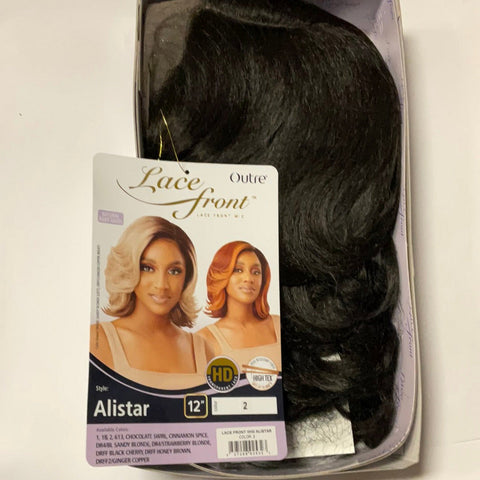 Outre Lace Front Synthetic Swiss HD Transparent Lace Front Wig - Alistar