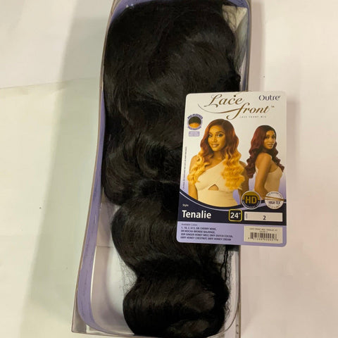 Outre Lace Front Synthetic HD Transparent Lace Front Wig - Tenalie