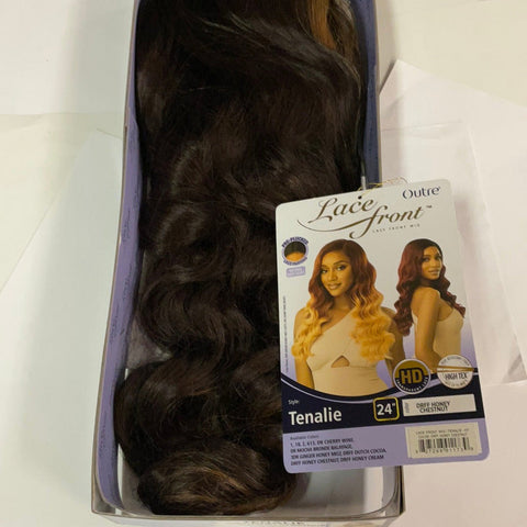 Outre Lace Front Synthetic HD Transparent Lace Front Wig - Tenalie