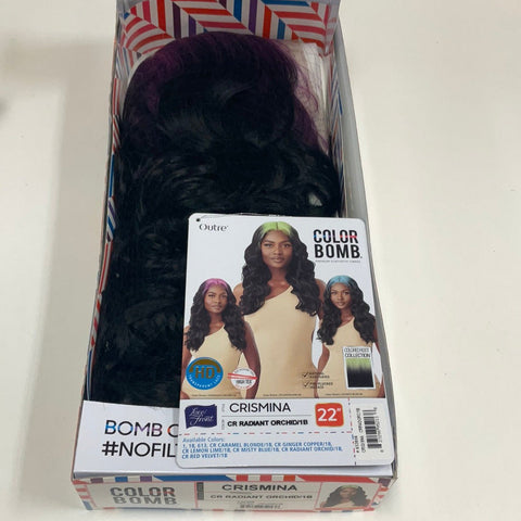 Outre Colorbob Synthetic HD Lace Front Wig - Crismina