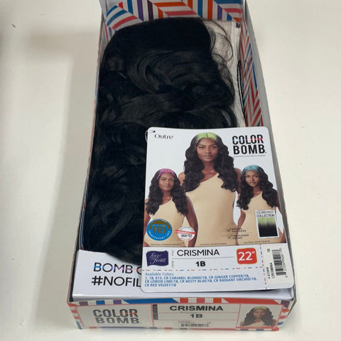 Outre Colorbob Synthetic HD Lace Front Wig - Crismina
