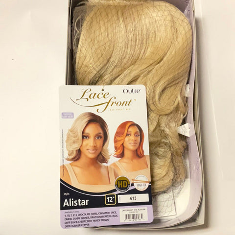 Outre Lace Front Synthetic Swiss HD Transparent Lace Front Wig - Alistar