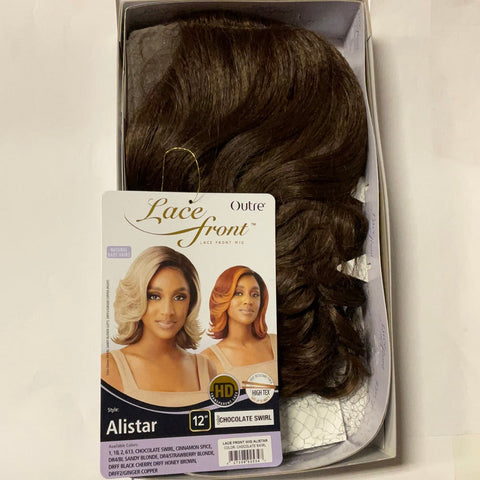 Outre Lace Front Synthetic Swiss HD Transparent Lace Front Wig - Alistar