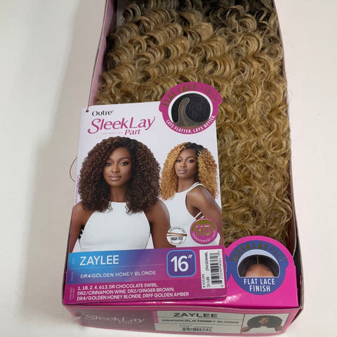 Outre Sleeklay Part HD Synthetic Lace Front Wig - Zaylee
