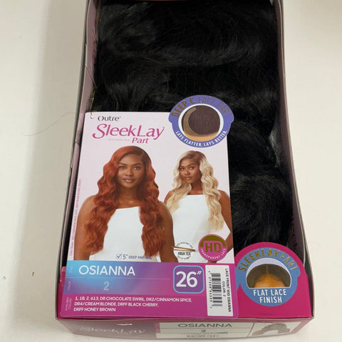 Outre Sleeklay Part Deep-C Synthetic Lacefront Wig - Osiana