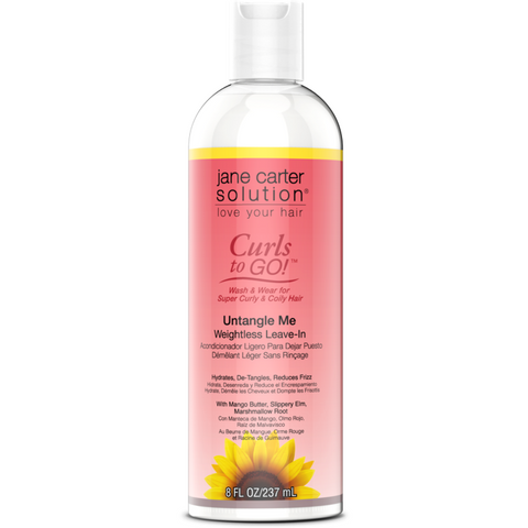 Jane Carter Solution: Curls to Go Un-Tangle Me Leave-In Conditioner 8oz