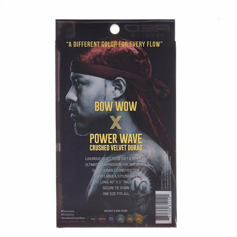 Red by Kiss: Power Wave Crushed Velvet Durag
