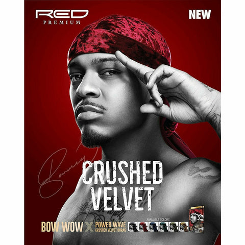 Red by Kiss: Power Wave Crushed Velvet Durag