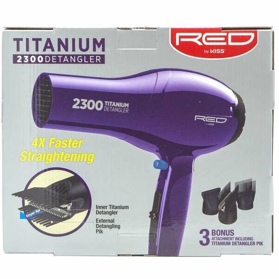 RED by Kiss: Titanium 2300 Detangler Hair Dryer