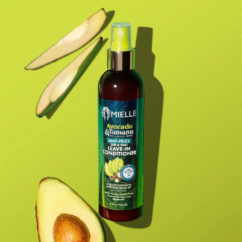 Mielle Organics: Avocado & Tamanu Anti-Frizz Slip&Seal Leave-In Conditioner 8oz
